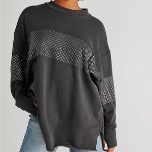 NWOT Crystal Stripe tunic by Free People X Vintage Souls in size Small